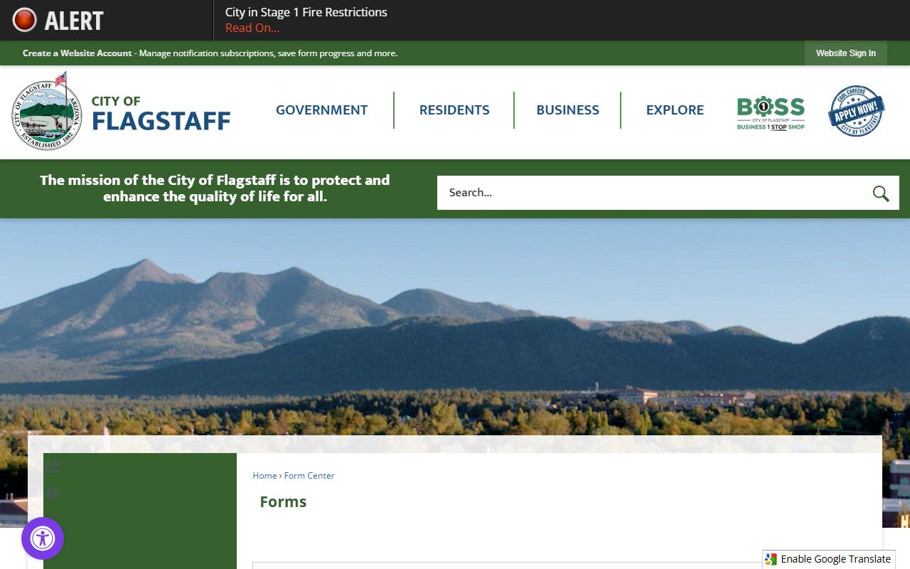 Coconino County booking photo records request form